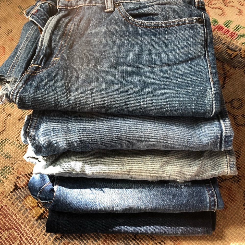 5 Pairs Jeans. Madewell, Lucky, Joe’s.